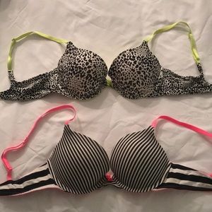 Victoria’s Secret neon/leopard bra!!
